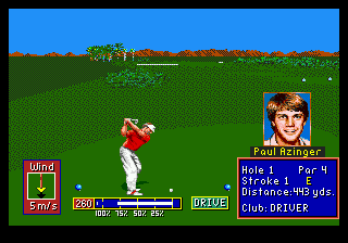 PGA Tour Golf II Screenshot 1